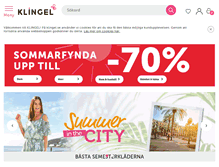 Tablet Screenshot of klingel.se